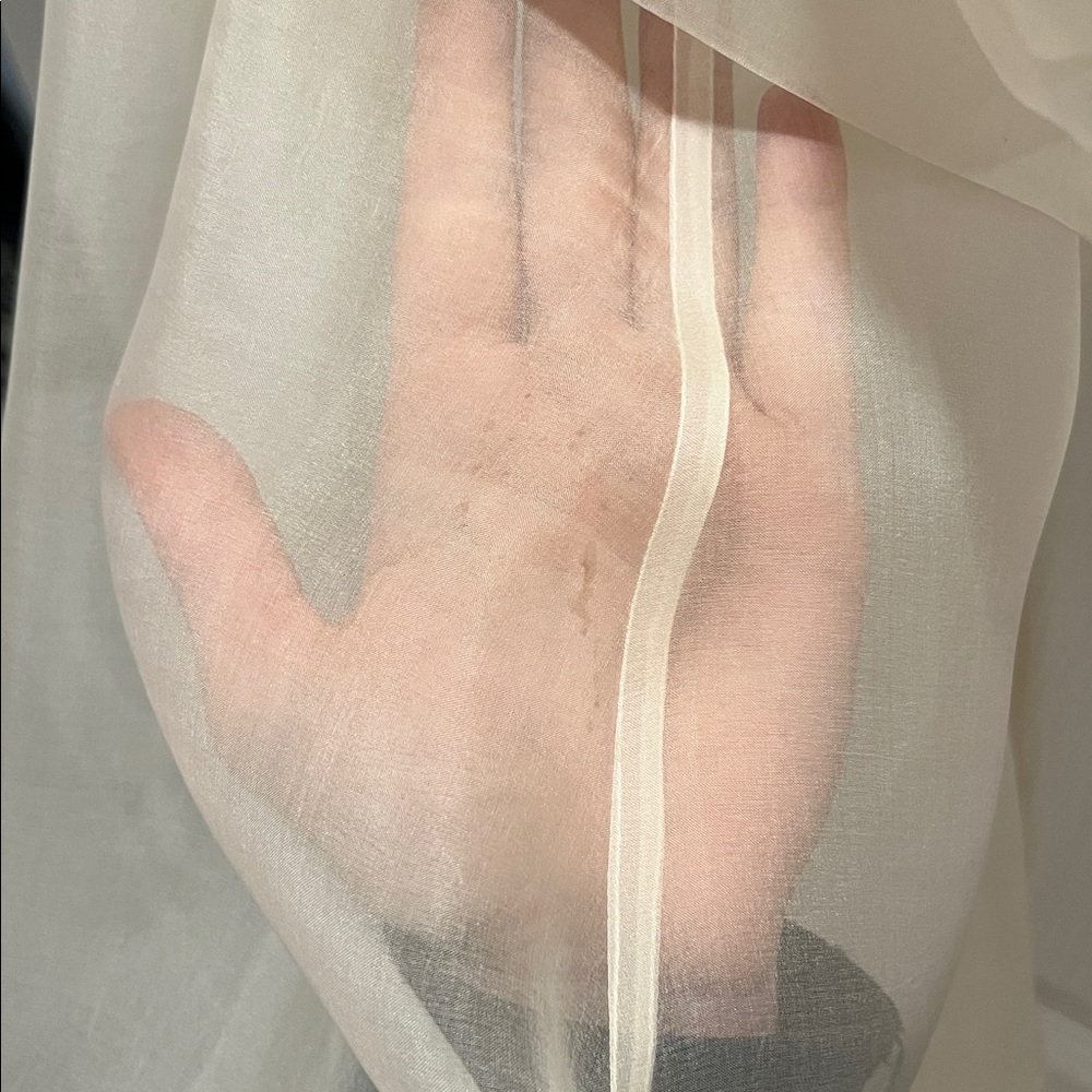Sheer Wrap Maxi Dress in Champagne by Kamperett - Picture 8 of 11
